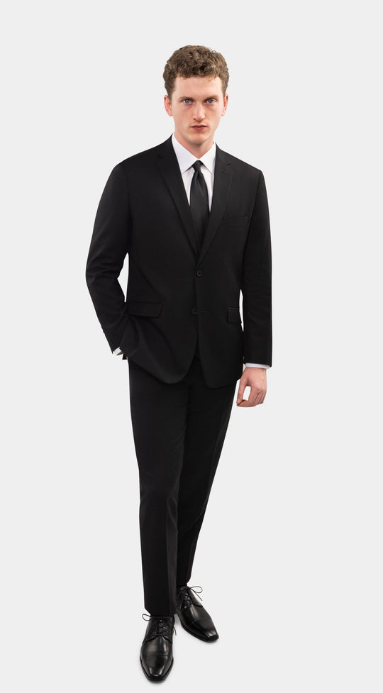 The Classic Black Suit