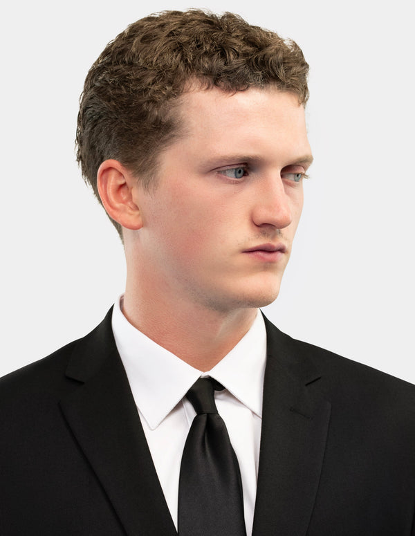 The Classic Black Suit