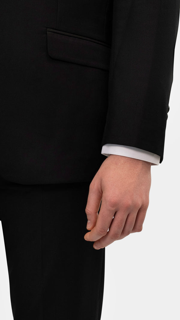 The Classic Black Suit