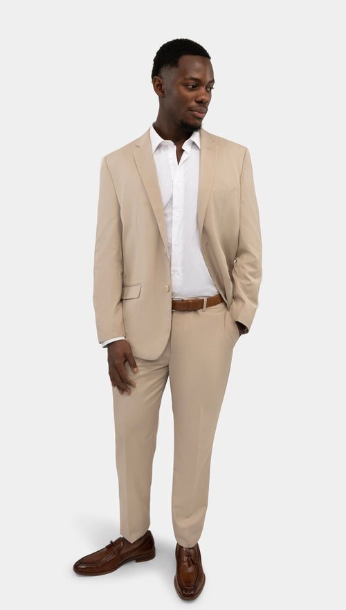 The Classic Tan Suit