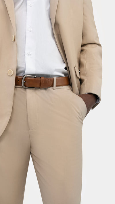 The Classic Tan Suit