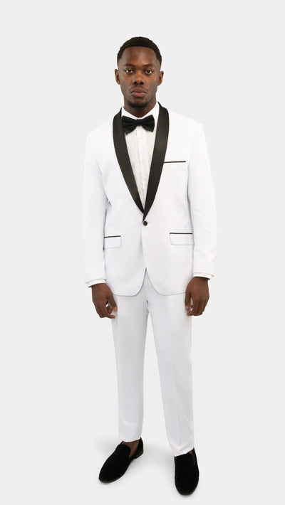 The White Shawl Tuxedo