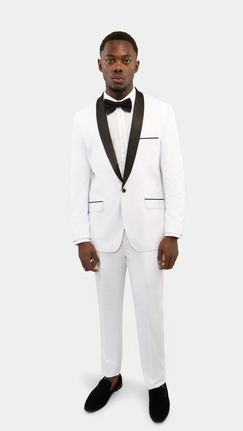The White Shawl Tuxedo