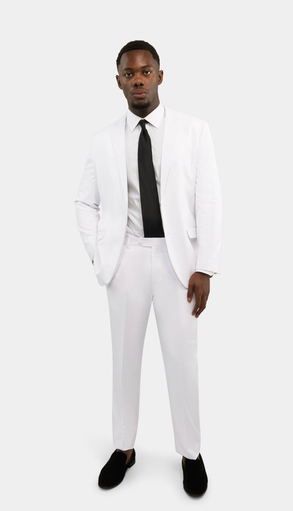 The Classic White Suit